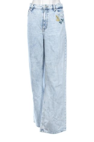 Dámske džínsy  Monki, Veľkosť L, Farba Modrá, Cena  18,00 €, #137786131