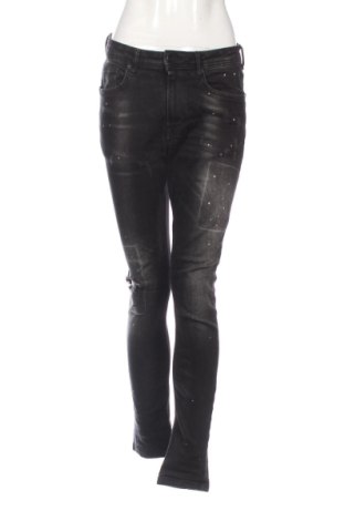Blugi de femei Zara, Mărime L, Culoare Negru, Preț 73,49 Lei, #137789093