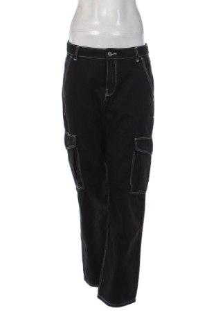 Blugi de femei Bershka, Mărime L, Culoare Negru, Preț 78,00 Lei, #137790252