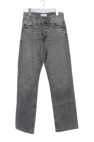 Blugi de femei Zara, Mărime XS, Culoare Gri, Preț 72,00 Lei, #137792736