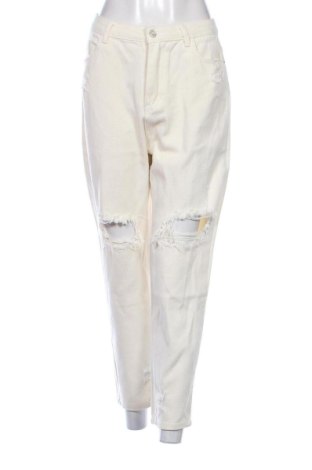 Дамски дънки SHEIN, Размер L, Цвят Екрю, Цена 15,00 €, #137797056