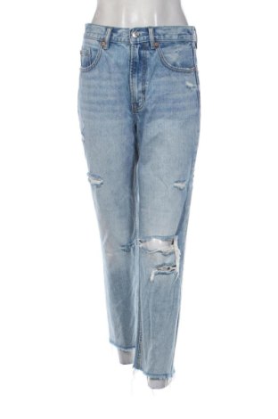 Blugi de femei Stradivarius, Mărime S, Culoare Albastru, Preț 78,74 Lei, #137803245