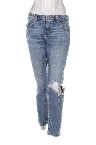 Damskie jeansy Zara, Rozmiar L, Kolor Niebieski, Cena 58,46 zł, #137769313
