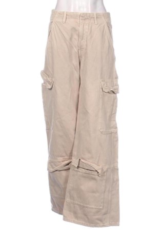 Blugi de femei Zara, Mărime S, Culoare Bej, Preț 105,61 Lei, #137777651