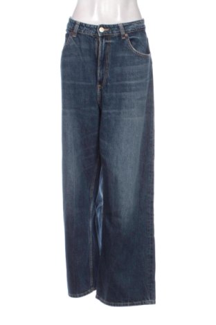 Blugi de femei Zara, Mărime XL, Culoare Albastru, Preț 104,98 Lei, #137785350