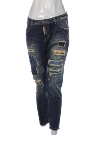 Damskie jeansy Wiya, Rozmiar L, Kolor Niebieski, Cena 88,90 zł, #137802317