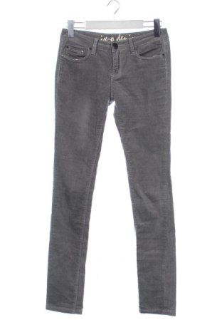 Pantaloni de velvet de femei IX-O, Mărime S, Culoare Gri, Preț 77,89 Lei, #137763891