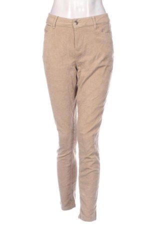 Pantaloni de velvet de femei Tissaia, Mărime L, Culoare Bej, Preț 145,31 Lei, #137767524