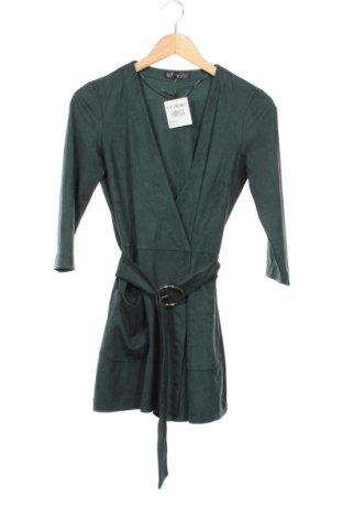 Дамски къс гащеризон Zara, Размер XS, Цвят Зелен, Цена 19,00 €, #137746057