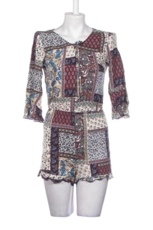 Дамски къс гащеризон Bershka, Размер S, Цвят Многоцветен, Цена 20,00 €, #137752196