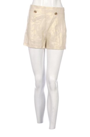 Pantaloni scurți de femei Rinascimento, Mărime S, Culoare Auriu, Preț 199,46 Lei, #137757523