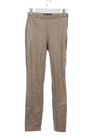 Pantaloni de femei Zara, Mărime XS, Culoare Bej, Preț 71,91 Lei, #137772517