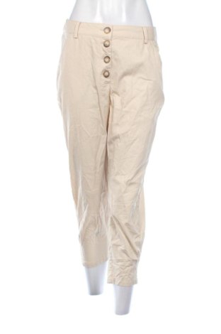 Pantaloni de femei Zara, Mărime M, Culoare Bej, Preț 73,49 Lei, #137775540