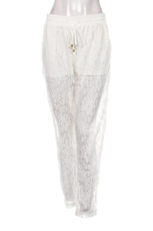 Pantaloni de femei Terranova, Mărime L, Culoare Alb, Preț 47,24 Lei, #137780815