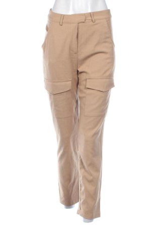 Pantaloni de femei NA-KD, Mărime S, Culoare Bej, Preț 110,35 Lei, #137787532