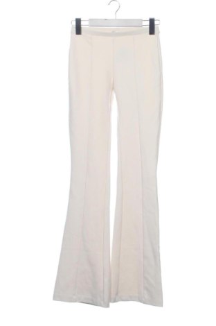 Damskie spodnie Zara, Rozmiar XXS, Kolor ecru, Cena 59,27 zł, #137788939