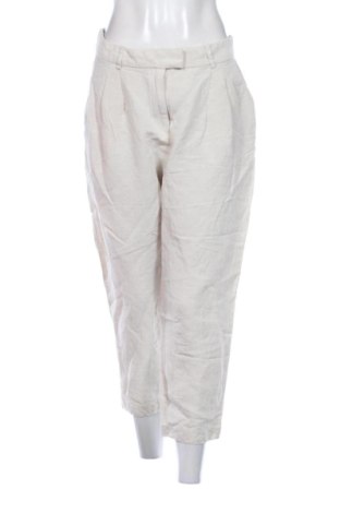 Pantaloni de femei H&M, Mărime M, Culoare Ecru, Preț 78,74 Lei, #137793903