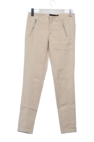 Pantaloni de femei Zara, Mărime S, Culoare Bej, Preț 72,00 Lei, #137799230