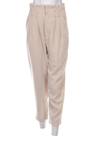 Pantaloni de femei Stradivarius, Mărime S, Culoare Bej, Preț 78,00 Lei, #137799463