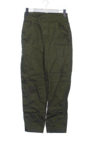 Дамски панталон Mango, Размер XS, Цвят Зелен, Цена 17,00 €, #137788656