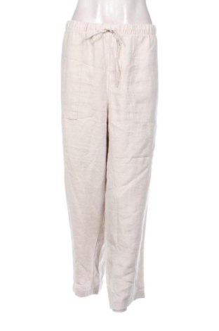 Pantaloni de femei Zara, Mărime XXL, Culoare Ecru, Preț 72,00 Lei, #137799246