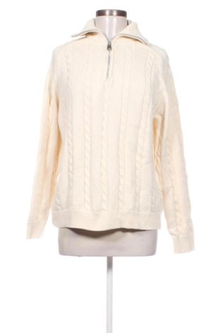 Pulover de femei Zara, Mărime M, Culoare Ecru, Preț 73,49 Lei, #137775109
