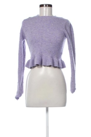 Pulover de femei Zara, Mărime S, Culoare Mov, Preț 73,49 Lei, #137776144