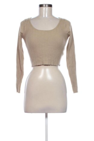 Pulover de femei H&M, Mărime S, Culoare Bej, Preț 78,74 Lei, #137791941