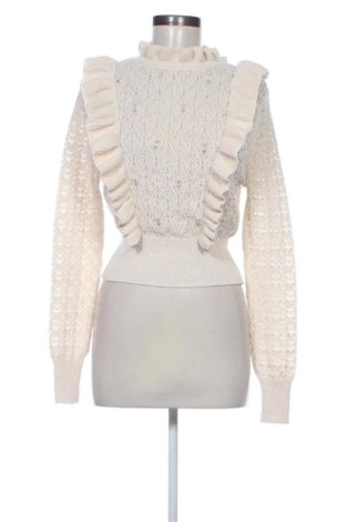 Дамски пуловер Zara, Размер M, Цвят Екрю, Цена 14,00 €, #137742675