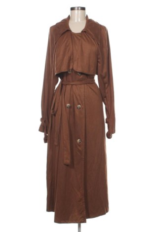 Trench de femei SHEIN, Mărime 4XL, Culoare Maro, Preț 182,61 Lei, #137765631