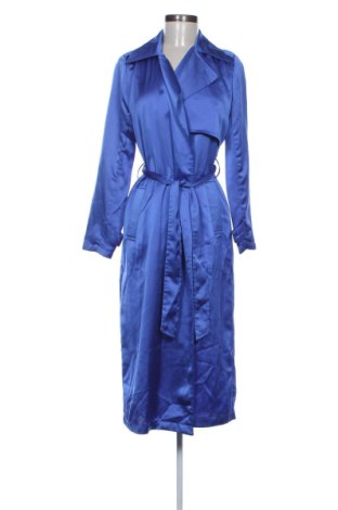 Trench de femei Sinsay, Mărime S, Culoare Albastru, Preț 178,36 Lei, #137793530