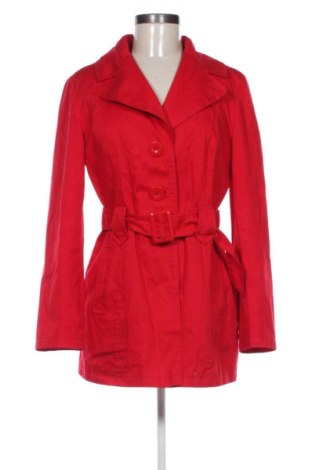 Trench de femei F&F, Mărime M, Culoare Roșu, Preț 182,51 Lei, #137764889