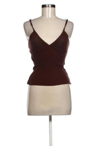 Дамски топ Zara, Размер XS, Цвят Кафяв, Цена 14,00 €, #137756266