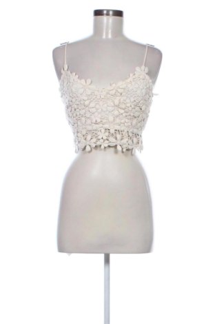 Top de femei Stradivarius, Mărime S, Culoare Ecru, Preț 78,00 Lei, #137758084