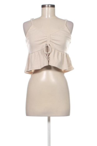 Top de femei Cropp, Mărime L, Culoare Bej, Preț 35,00 Lei, #137748305