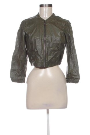 Дамско кожено яке NEW COLLECTION, Размер S, Цвят Зелен, Цена 31,65 €, #137762633