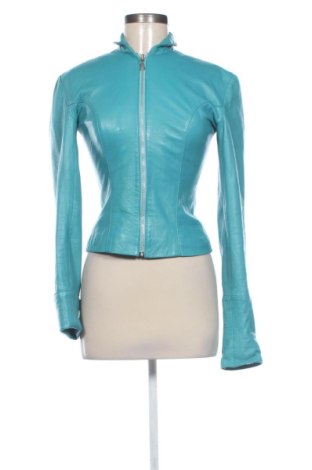 Geacă de piele pentru femei Crazy-Outfits, Mărime XXS, Culoare Albastru, Preț 348,91 Lei, #137763250