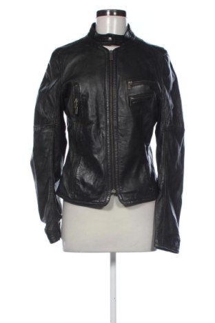 Дамско кожено яке Hugo Boss, Размер M, Цвят Черен, Цена 295,39 €, #137788237