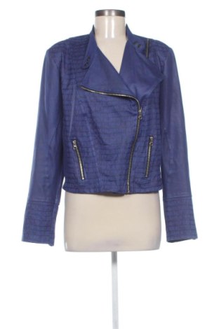 Geacă de piele pentru femei Creme De La Creme, Mărime L, Culoare Albastru, Preț 167,97 Lei, #137792879