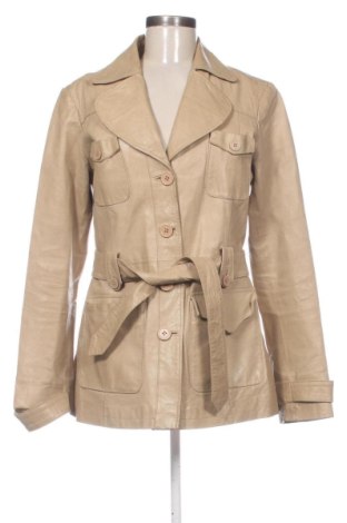 Дамско кожено яке Vero Moda, Размер XL, Цвят Бежов, Цена 50,48 €, #137798802