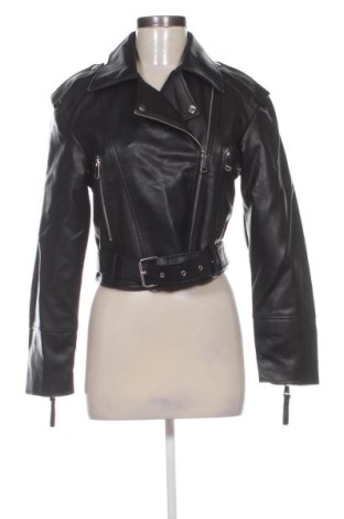 Geacă de piele pentru femei Sinsay, Mărime S, Culoare Negru, Preț 162,00 Lei, #137757722