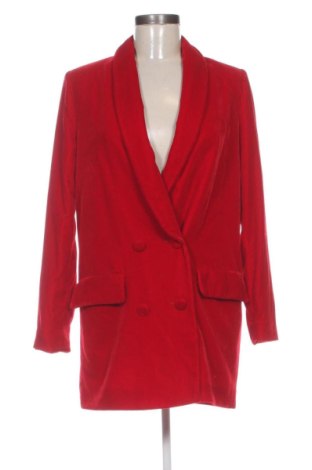 Дамско палто Zara, Размер M, Цвят Червен, Цена 27,24 €, #137755921