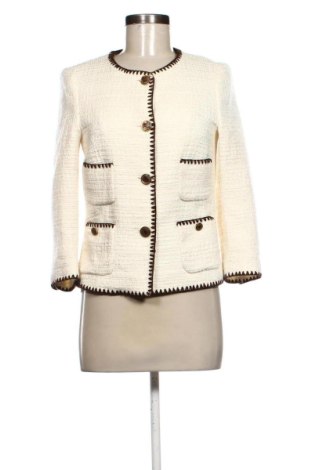 Дамско сако Zara, Размер S, Цвят Екрю, Цена 29,00 €, #137764149