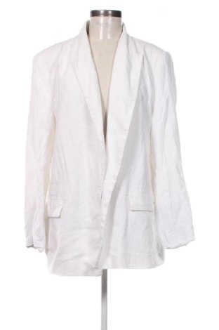 Дамско сако Zara, Размер XXL, Цвят Бял, Цена 27,00 €, #137765673