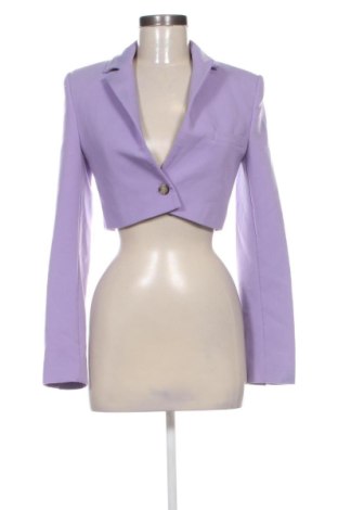 Sacou de femei Zara, Mărime S, Culoare Mov, Preț 131,23 Lei, #137794046