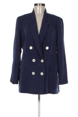 Sacou de femei Zara, Mărime L, Culoare Albastru, Preț 128,95 Lei, #137788386