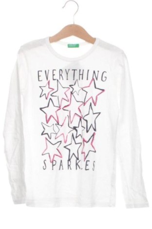 Kinder Shirt United Colors Of Benetton, Größe 7-8y/ 128-134 cm, Farbe Weiß, Preis € 12,00, #137775218