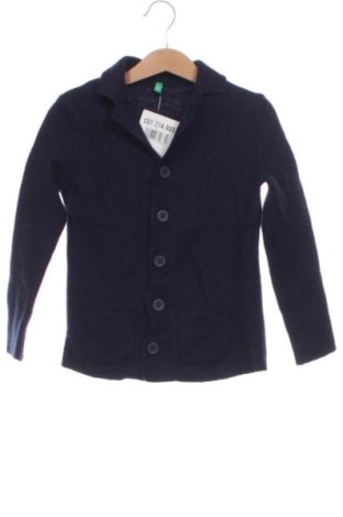 Kinder Strickjacke United Colors Of Benetton, Größe 4-5y/ 110-116 cm, Farbe Blau, Preis € 15,00, #137774933