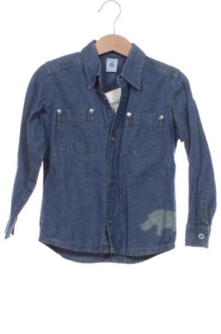 Kinderhemd Petit Bateau, Größe 2-3y/ 98-104 cm, Farbe Blau, Preis 13,72 €, #137799867