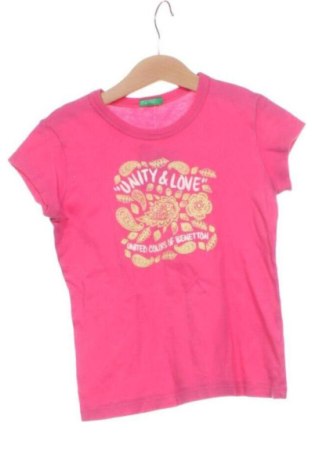 Dětské tričko  United Colors Of Benetton, Velikost 6-7y/ 122-128 cm, Barva Růžová, Cena  194,00 Kč, #137784848